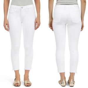 Articles of Society White Katie Ankle Crop Jeans